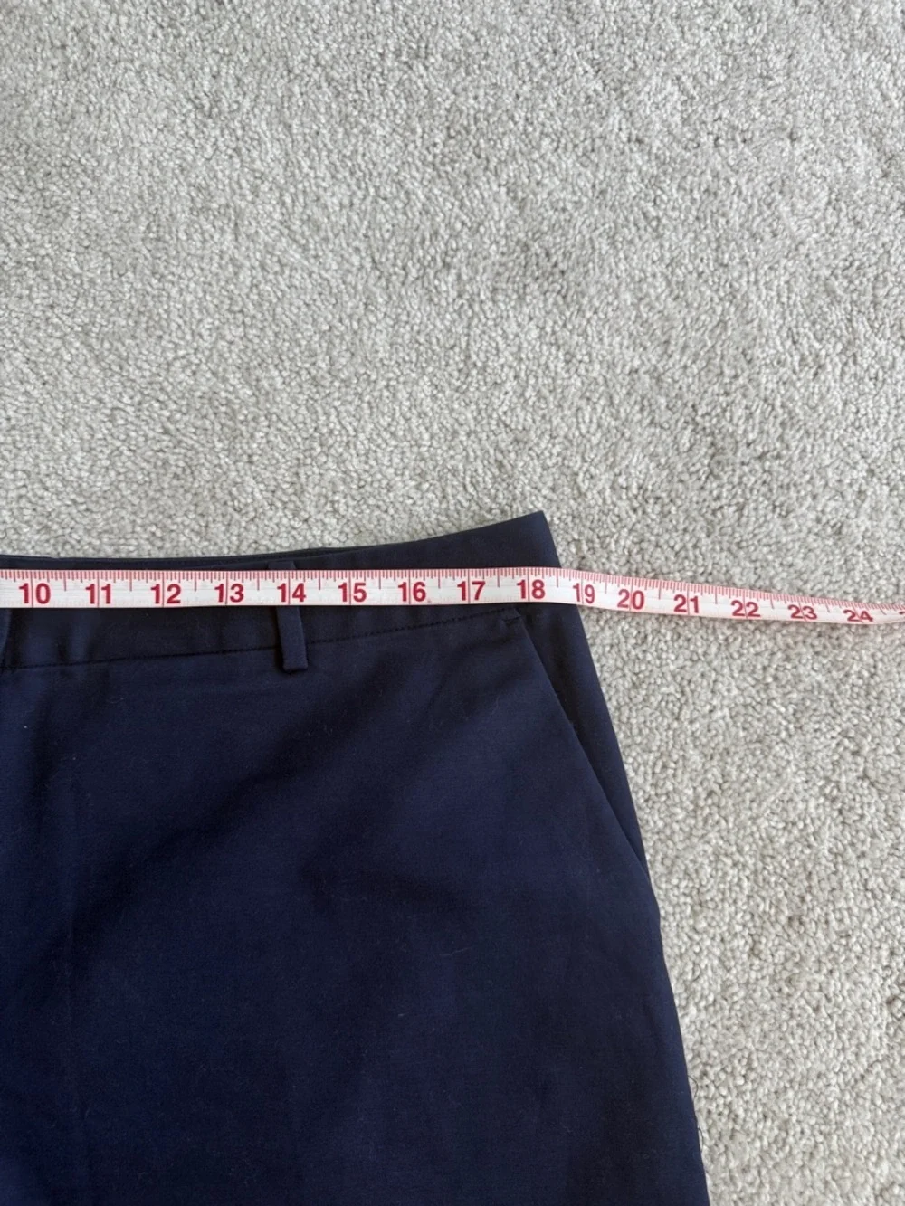 Michael Kors Navy Cotton Blend Twill Shorts – Women’s Size 14 – New Without Tags